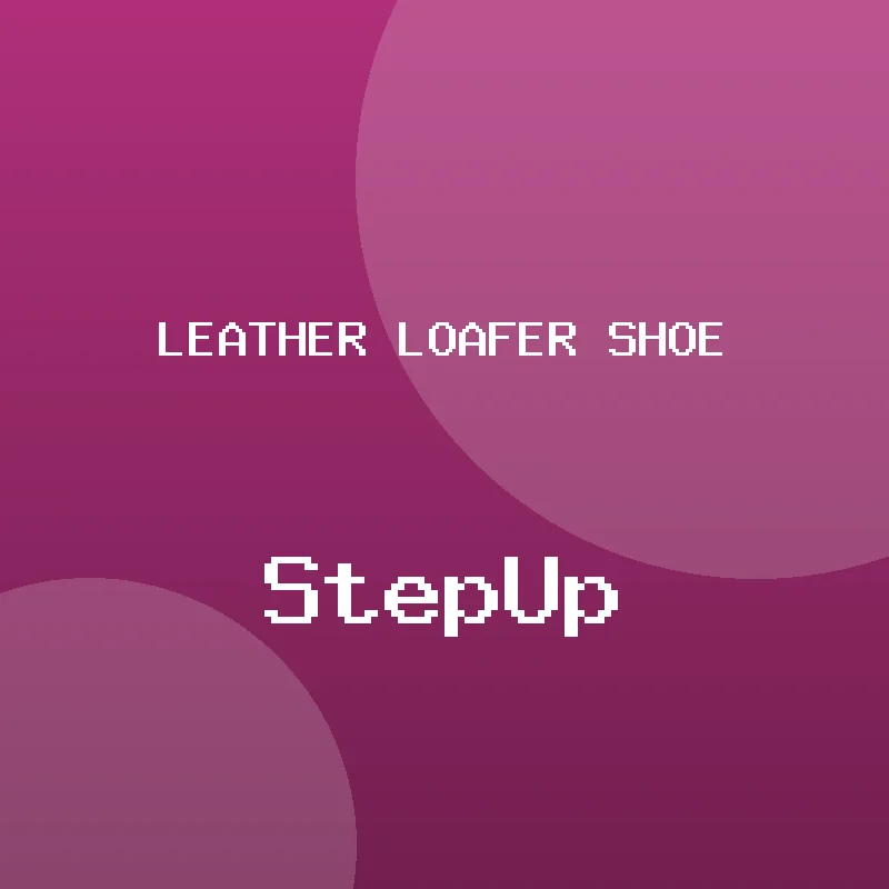 Leather Loafer Shoe